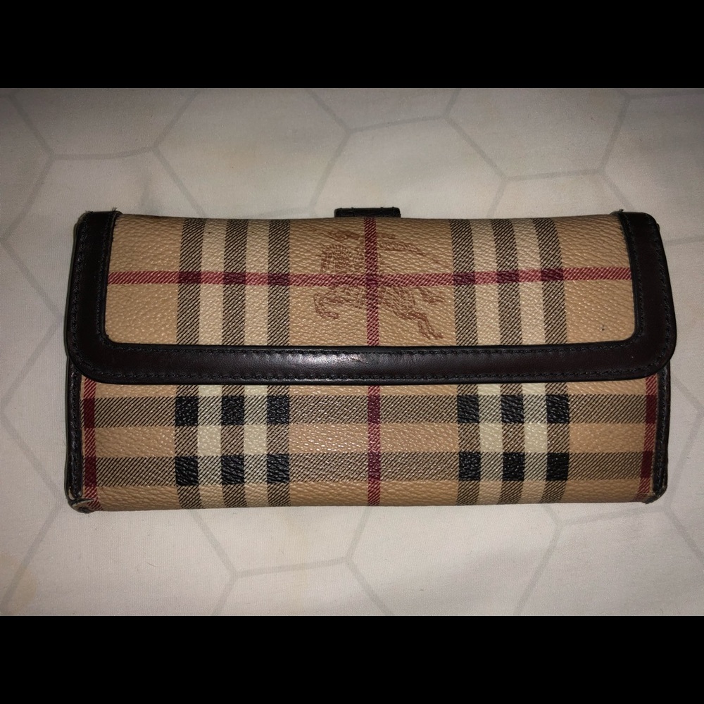 Burberry Haymarket Continental Wallet